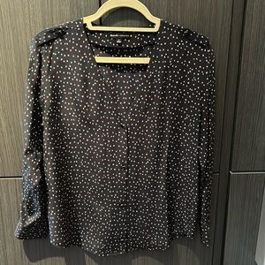 Madewell X Sezane silk blouse